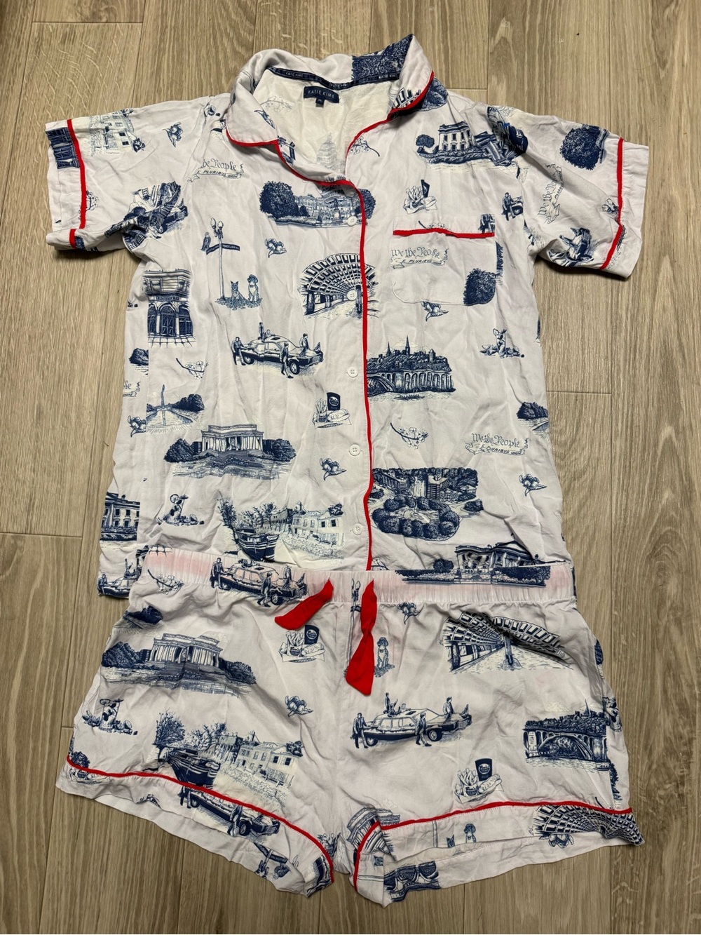 Katie Kime Washington DC pajama set XL